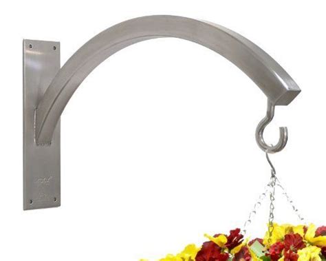 black metal hanging basket brackets|stainless steel hanging basket bracket.